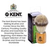 image:imageKent VS60 Natural Badger Bristle Black Socket Shaving Brush for Men for Safety Razor Shaving Razors for Men Perfect Lather Shaving Brush for Shave Cream Shaving Soap Kent Luxury Shaving Since 1777VS70