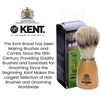 image:imageKent VS60 Natural Badger Bristle Black Socket Shaving Brush for Men for Safety Razor Shaving Razors for Men Perfect Lather Shaving Brush for Shave Cream Shaving Soap Kent Luxury Shaving Since 1777VS80