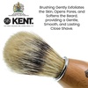 image:imageKent VS60 Natural Badger Bristle Black Socket Shaving Brush for Men for Safety Razor Shaving Razors for Men Perfect Lather Shaving Brush for Shave Cream Shaving Soap Kent Luxury Shaving Since 1777VS80