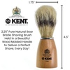 image:imageKent VS60 Natural Badger Bristle Black Socket Shaving Brush for Men for Safety Razor Shaving Razors for Men Perfect Lather Shaving Brush for Shave Cream Shaving Soap Kent Luxury Shaving Since 1777VS80