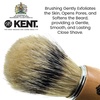 image:imageKent VS60 Natural Badger Bristle Black Socket Shaving Brush for Men for Safety Razor Shaving Razors for Men Perfect Lather Shaving Brush for Shave Cream Shaving Soap Kent Luxury Shaving Since 1777VS70