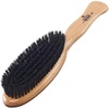 image:imageKent CS1B Clothes Brush Fabric Lint Remover for Cotton Wool Suede and Silk Pure Black Bristles Handcrafted Two Tone Cherrywood Veneer Remover for Dust Fluff and pet Hair Made in EnglandCS1B