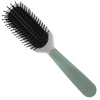 image:imageKent KCR3 Create Tunnel Vented Hair Brush for Blowdrying Creating Root Lift and Volume in All Hair Types  Vent Brush with Green Ergonomic Handle and Soft Ball Tipped Bristles for Pain Free UseMedium