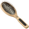 image:imageKent LPF1 Pure Flow Oval Cushion Vented Hair Brush FSC Certified Beech Wood Paddle Brush filled with Natural Boar Bristle and Nylon Bristle for Blowdry Detangle Volume and Curls Made in EnglandPF01