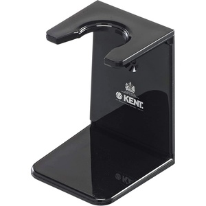 image:imageKENT VSB1 Small Black Plastic Shaving Brush Stand for Self Adhesive Hang Drying Shave Brush Essential Part of Any Mens Shaving Kit Shaving Brush Holder Extends Natural Bristle Shaving Brushes LifeSmall Black