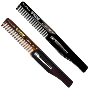 image:imageKent 20T Handmade Folding Pocket Comb for Men Fine Tooth Hair Comb Straightener for Everyday Grooming Styling Hair Beard or Mustache Use Dry or with Balms Saw Cut Hand Polished Made in EnglandCombo