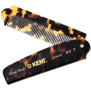 image:imageKent 82T Handmade Folding Pocket Comb for Men Fine Tooth Hair Comb Straightener for Everyday Grooming Styling Hair Beard or Mustache Use Dry or with Balms Saw Cut Hand Polished Made in EnglandYellow Tokyo