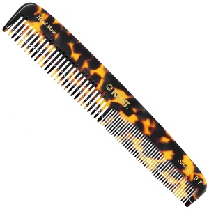 image:imageKent 9T Black Graphite Fine Tooth and Wide Tooth Detangler Comb  Large Handmade Dressing Comb for Wet Hair and Durable Grooming Hand Polished SawCut Made in EnglandYellow Tokyo