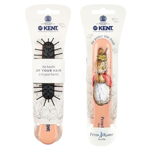 image:imageKent ARTH1 Baby Hair Brush Hair Brush for Kids Small Brushes for Hair and Travel Brush Hair Detangler with NonScratch Nylon Bristles for Gentle Detangling Arthedz Mischievous Cats PatternFlopsy