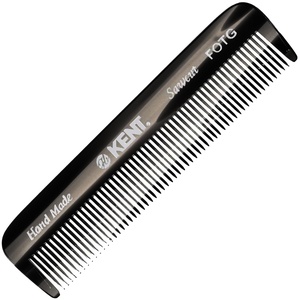 image:imageKent FOT Black Graphite Fine Tooth Comb for Men  Handmade Pocket Comb for Travel Styling Fine or Thinning Hair Mustache and Beard Care Handpolished SawCut Made in EnglandGraphite