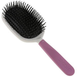 image:imageKent KCR4 Create Small Cushion Brush for Smoothing and Straightening All Hair Types  Paddle Brush with Purple Ergonomic Handle and a Boar BristleNylon Bristle Mix for Smooth Finishing and ShineLarge