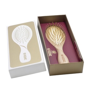 image:imageKent LPF1 Pure Flow Oval Cushion Vented Hair Brush FSC Certified Beech Wood Paddle Brush filled with Natural Boar Bristle and Nylon Bristle for Blowdry Detangle Volume and Curls Made in EnglandZZ