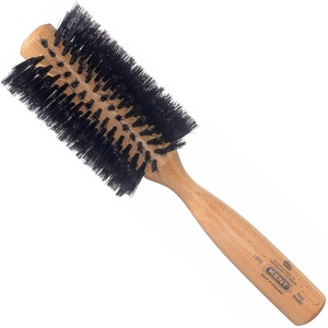 image:imageKent LPF5 Pure Flow Large Vented Round Brush for Blow Drying  FSC Certified Beech Wood Brush Filled with Natural Boar Bristle and Nylon Bristle Hair Brush  Round Hair Brush for Blow Drying and LiftLBR2