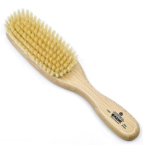 image:imageKent LS9D Satinwood Pure Soft White Bristle Narrow Hair Brush  Boar Bristle Brush for Thin Hair Luxury Styling Straightening and Smoothing Ideal for Women Made in EnglandLS9D