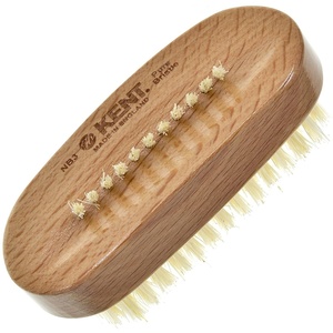 image:imageKent NB3 Natural Bristle Fingernail Brush and Hand Scrub Brush for Nails Beechwood Finger Nail Brush to Clean Nails and Nail Scrubber Brush for Hands Feet Fingernails and Toenails Made in EnglandNB3