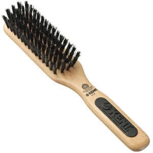 image:imageKent PF10 Natural Boar Bristle Brush  Hair Straightening Styling and Smoothing for Short to Medium Length Hair TravelFriendlyPF06
