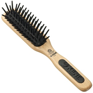 image:imageKent PF20 Narrow Cushion Paddle Brush  Taming Fat Pins Detangling Long Thick and Curly Hair Scalp Massager and Growth Stimulator for All Hair Types Made in EnglandPF20