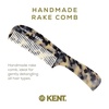 image:imageKent 10T Large Detangler Comb Handmade Wide Tooth Comb for Curly Hair Detangling Combs For Wet and Dry Hair Combs for Thick Hair SawCut and Hand Polished Made in EnglandWhite Tokyo