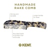 image:imageKent 10T Large Detangler Comb Handmade Wide Tooth Comb for Curly Hair Detangling Combs For Wet and Dry Hair Combs for Thick Hair SawCut and Hand Polished Made in EnglandWhite Tokyo