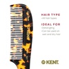 image:imageKent 10T Large Detangler Comb Handmade Wide Tooth Comb for Curly Hair Detangling Combs For Wet and Dry Hair Combs for Thick Hair SawCut and Hand Polished Made in EnglandYellow Tokyo