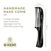 image:imageKent 10T Large Detangler Comb Handmade Wide Tooth Comb for Curly Hair Detangling Combs For Wet and Dry Hair Combs for Thick Hair SawCut and Hand Polished Made in EnglandCombo