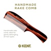 image:imageKent 10T Large Detangler Comb Handmade Wide Tooth Comb for Curly Hair Detangling Combs For Wet and Dry Hair Combs for Thick Hair SawCut and Hand Polished Made in EnglandTortoiseshell