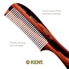 image:imageKent 10T Large Detangler Comb Handmade Wide Tooth Comb for Curly Hair Detangling Combs For Wet and Dry Hair Combs for Thick Hair SawCut and Hand Polished Made in EnglandTortoiseshell