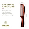 image:imageKent 10T Large Detangler Comb Handmade Wide Tooth Comb for Curly Hair Detangling Combs For Wet and Dry Hair Combs for Thick Hair SawCut and Hand Polished Made in EnglandCombo