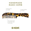 image:imageKent 10T Large Detangler Comb Handmade Wide Tooth Comb for Curly Hair Detangling Combs For Wet and Dry Hair Combs for Thick Hair SawCut and Hand Polished Made in EnglandYellow Tokyo