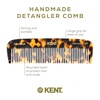 image:imageKent 12T Wide Tooth Detangling Comb  Handmade Pocket Comb for Thick Curly and Wavy Hair Large Tooth for Grooming Hair Beard and Mustache  SawCut and Hand PolishedYellow Tokyo