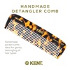 image:imageKent 12T Wide Tooth Detangling Comb  Handmade Pocket Comb for Thick Curly and Wavy Hair Large Tooth for Grooming Hair Beard and Mustache  SawCut and Hand PolishedYellow Tokyo