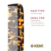 image:imageKent 12T Wide Tooth Detangling Comb  Handmade Pocket Comb for Thick Curly and Wavy Hair Large Tooth for Grooming Hair Beard and Mustache  SawCut and Hand PolishedYellow Tokyo