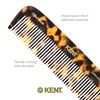 image:imageKent 12T Wide Tooth Detangling Comb  Handmade Pocket Comb for Thick Curly and Wavy Hair Large Tooth for Grooming Hair Beard and Mustache  SawCut and Hand PolishedYellow Tokyo