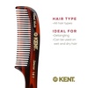 image:imageKent 14T Tortoise Large Detangling Comb Wide Teeth for Long Thick Curly Wavy Hair Hair Detangler Comb For Wet and Dry SawCut from Cellulose and Hand Polished Handmade in England1 Pack