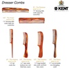image:imageKent 14T Tortoise Large Detangling Comb Wide Teeth for Long Thick Curly Wavy Hair Hair Detangler Comb For Wet and Dry SawCut from Cellulose and Hand Polished Handmade in England1 Pack