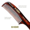 image:imageKent 14T Tortoise Large Detangling Comb Wide Teeth for Long Thick Curly Wavy Hair Hair Detangler Comb For Wet and Dry SawCut from Cellulose and Hand Polished Handmade in England6 Pack