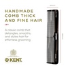 image:imageKent 16T G Black Graphite Fine and Wide Tooth for Daily GroomingHandmade Styling Comb for All Hair TypesWet or Dry Hair Detangling Comb for Men and WomenSaw Cut Hand PolishedMade in EnglandGraphite