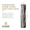 image:imageKent 16T G Black Graphite Fine and Wide Tooth for Daily GroomingHandmade Styling Comb for All Hair TypesWet or Dry Hair Detangling Comb for Men and WomenSaw Cut Hand PolishedMade in EnglandGraphite