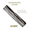 image:imageKent 16T G Black Graphite Fine and Wide Tooth for Daily GroomingHandmade Styling Comb for All Hair TypesWet or Dry Hair Detangling Comb for Men and WomenSaw Cut Hand PolishedMade in EnglandGraphite