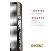 image:imageKent 20T Handmade Fine Tooth Folding Comb with Hand Made 81T Mini Pocket Comb for Beards and Mustache  Beard GrowthFine Tooth  Beard Straightener for Mens Grooming KitGraphite