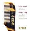 image:imageKent 20T Handmade Fine Tooth Folding Comb with Hand Made 81T Mini Pocket Comb for Beards and Mustache  Beard GrowthFine Tooth  Beard Straightener for Mens Grooming KitYellow Tokyo