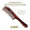image:imageKent 21T Tortoiseshell Large Detangling Comb Wide Teeth for Thick Curly Wavy Hair Long Hair Detangler Comb For Wet and Dry Handmade of Quality Cellulose SawCut Hand Polished Made in EnglandTortoiseshell