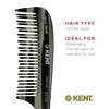 image:imageKent 21T Tortoiseshell Large Detangling Comb Wide Teeth for Thick Curly Wavy Hair Long Hair Detangler Comb For Wet and Dry Handmade of Quality Cellulose SawCut Hand Polished Made in EnglandGraphite
