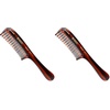 image:imageKent 21T Tortoiseshell Large Detangling Comb Wide Teeth for Thick Curly Wavy Hair Long Hair Detangler Comb For Wet and Dry Handmade of Quality Cellulose SawCut Hand Polished Made in EnglandTortoiseshell