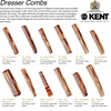 image:imageKent 2T Fine and Wide Tooth Comb For Men for Small Beard and Mustache Daily Hair Styling and Mens Grooming Comb All Hair Types Handmade Sawcut and Polished in EnglandPack of 3