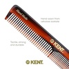 image:imageKent 2T Fine and Wide Tooth Comb For Men for Small Beard and Mustache Daily Hair Styling and Mens Grooming Comb All Hair Types Handmade Sawcut and Polished in England6 inch Pack of 1