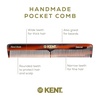 image:imageKent 2T Fine and Wide Tooth Comb For Men for Small Beard and Mustache Daily Hair Styling and Mens Grooming Comb All Hair Types Handmade Sawcut and Polished in EnglandPack of 2