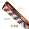 image:imageKent 4T 6 Inch Double Tooth Dressing Comb Coarse and Fine Grooming Comb for Hair Beard Mustache  Styling for Men Women and Kids Made in England6 Pack
