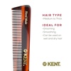 image:imageKent 4T 6 Inch Double Tooth Dressing Comb Coarse and Fine Grooming Comb for Hair Beard Mustache  Styling for Men Women and Kids Made in England6 Pack