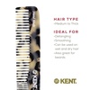 image:imageKent 6T Fine Tooth and Wide Tooth Hair Comb Handmade Styling Comb for Hair Care Barber Combs Beard Combs For Men Styling Grooming for Men Women and KidsWhite Tokyo